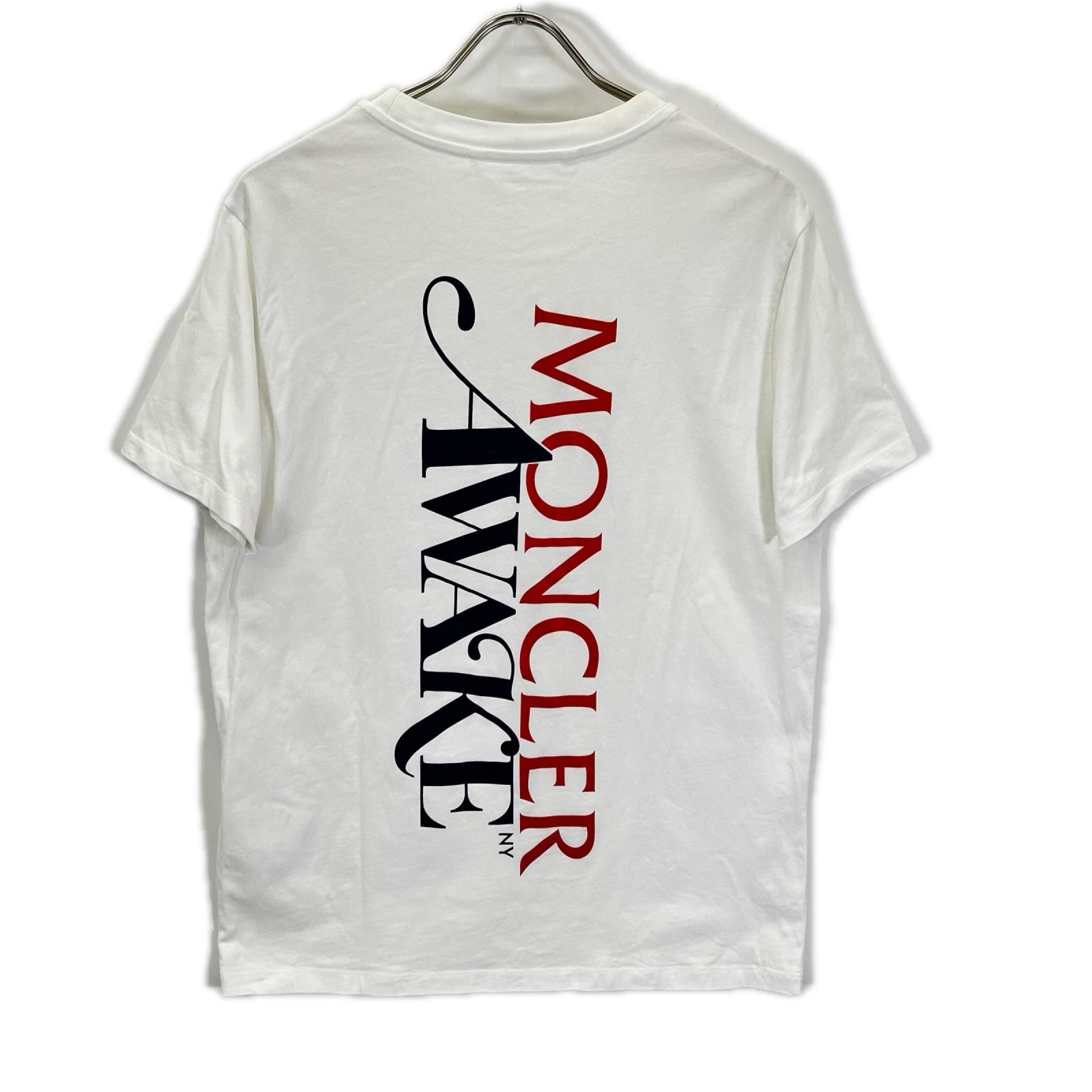 MONCLER モンクレール 【×Awake】19年製 ホワイト モンクレール MAGLIA T-SHIRT トップス