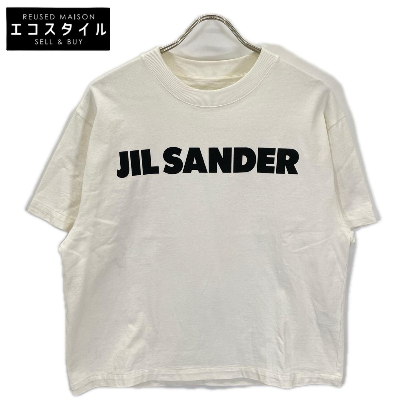 JILSANDER ジルサンダー JSCU707050WU248708 ホワイト ロゴ 半袖Tシャツ トップス