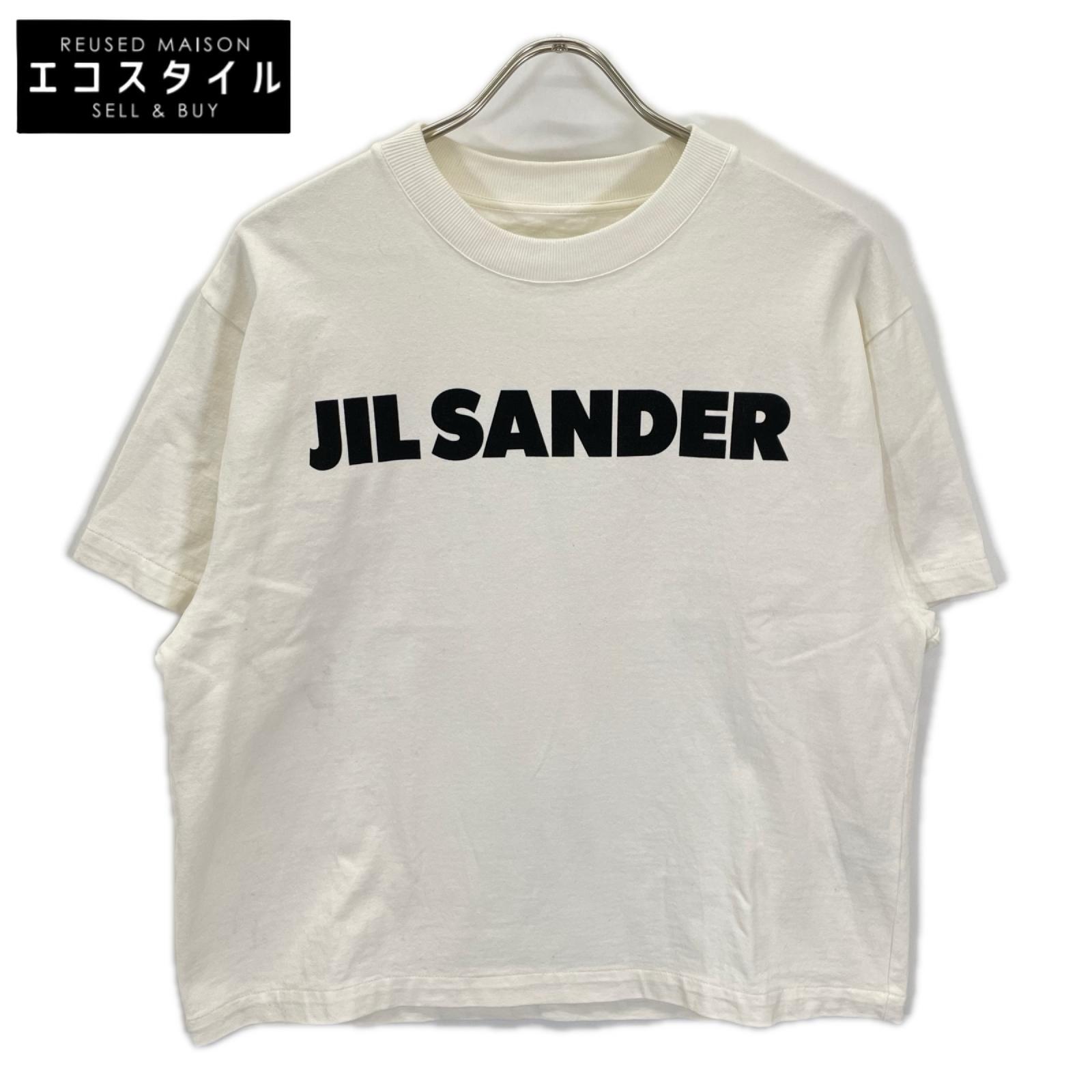 JILSANDER ジルサンダー JSCU707050WU248708 ホワイト ロゴ 半袖Tシャツ トップス