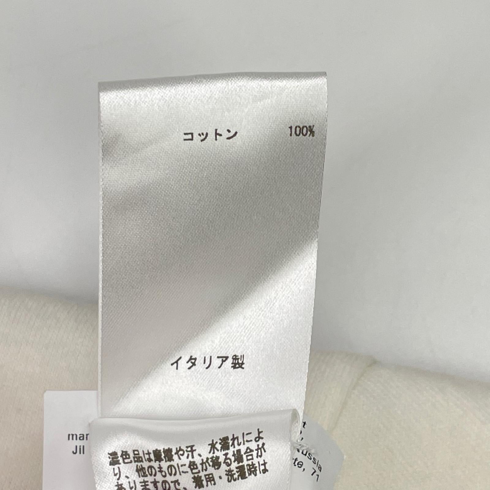 JILSANDER ジルサンダー JSCU707050WU248708 ホワイト ロゴ 半袖Tシャツ トップス