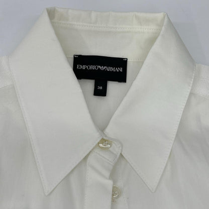 EMPORIOARMANI エンポリオアルマーニ 6K2C68 2N8YZ ホワイト 長袖 シャツ トップス