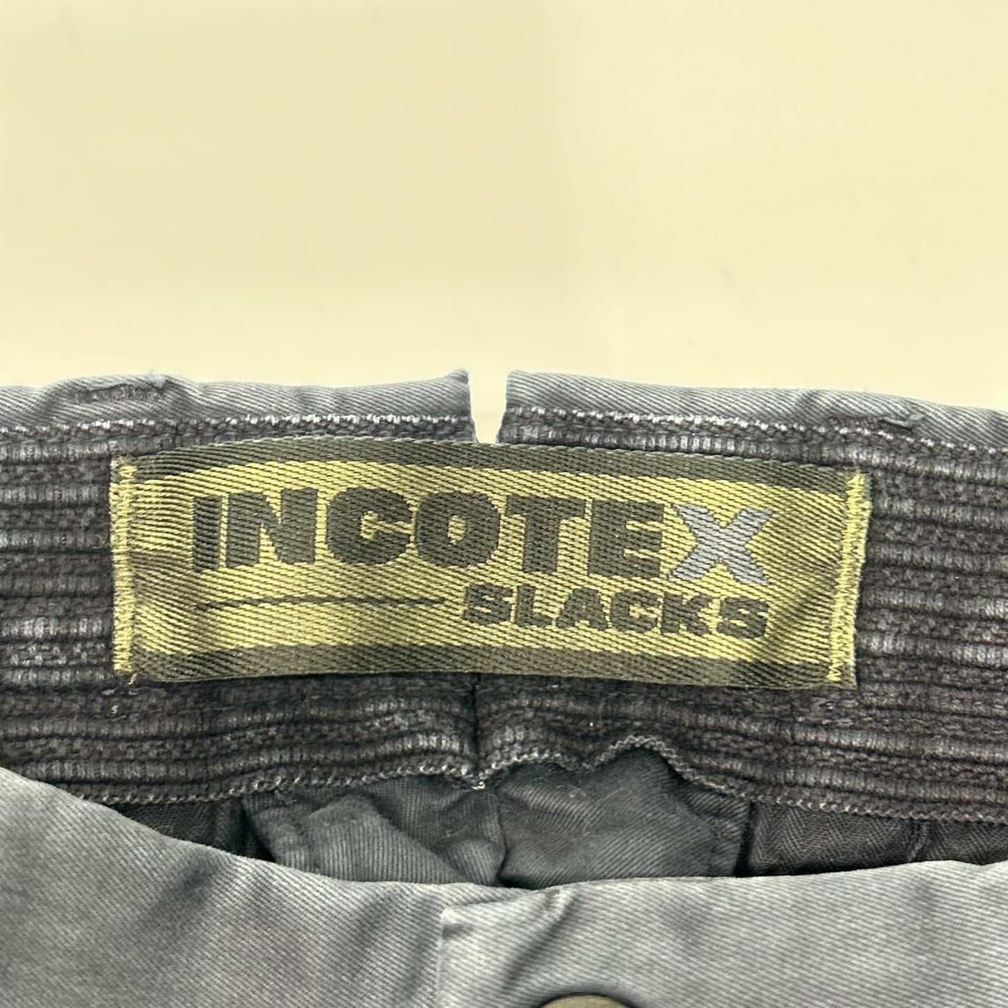INCOTEX インコテックス ネイビー 100型 ガーメントダイ ストレッチ パンツ ボトムス