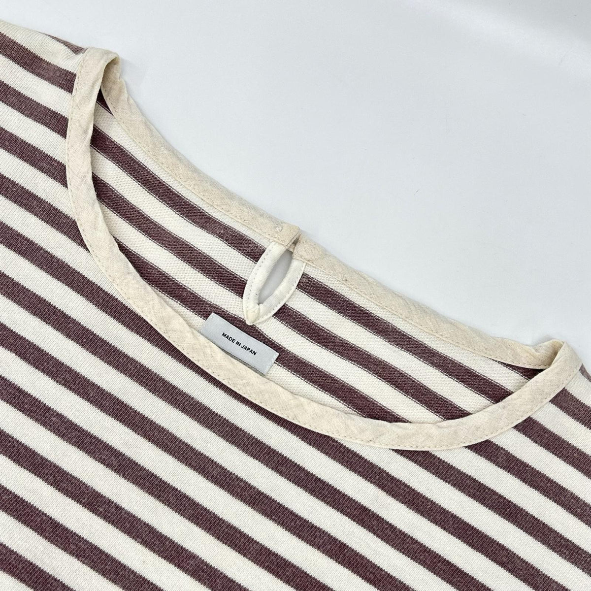 VISVIM ビズビム 0114105010038 パープル系 ボーダー クルーネック 長袖トップス トップス