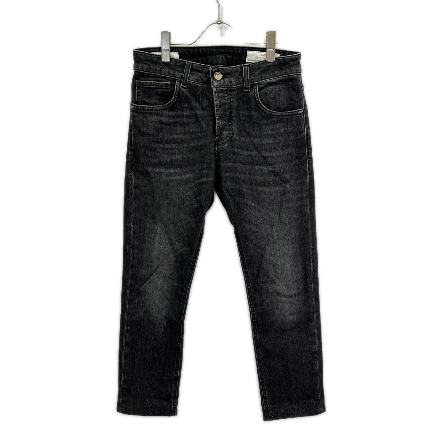 ENTRE AMIS アントレアミ グレー系 5 TK DENIM CORTO ボタンフライ デニムパンツ ボトムス