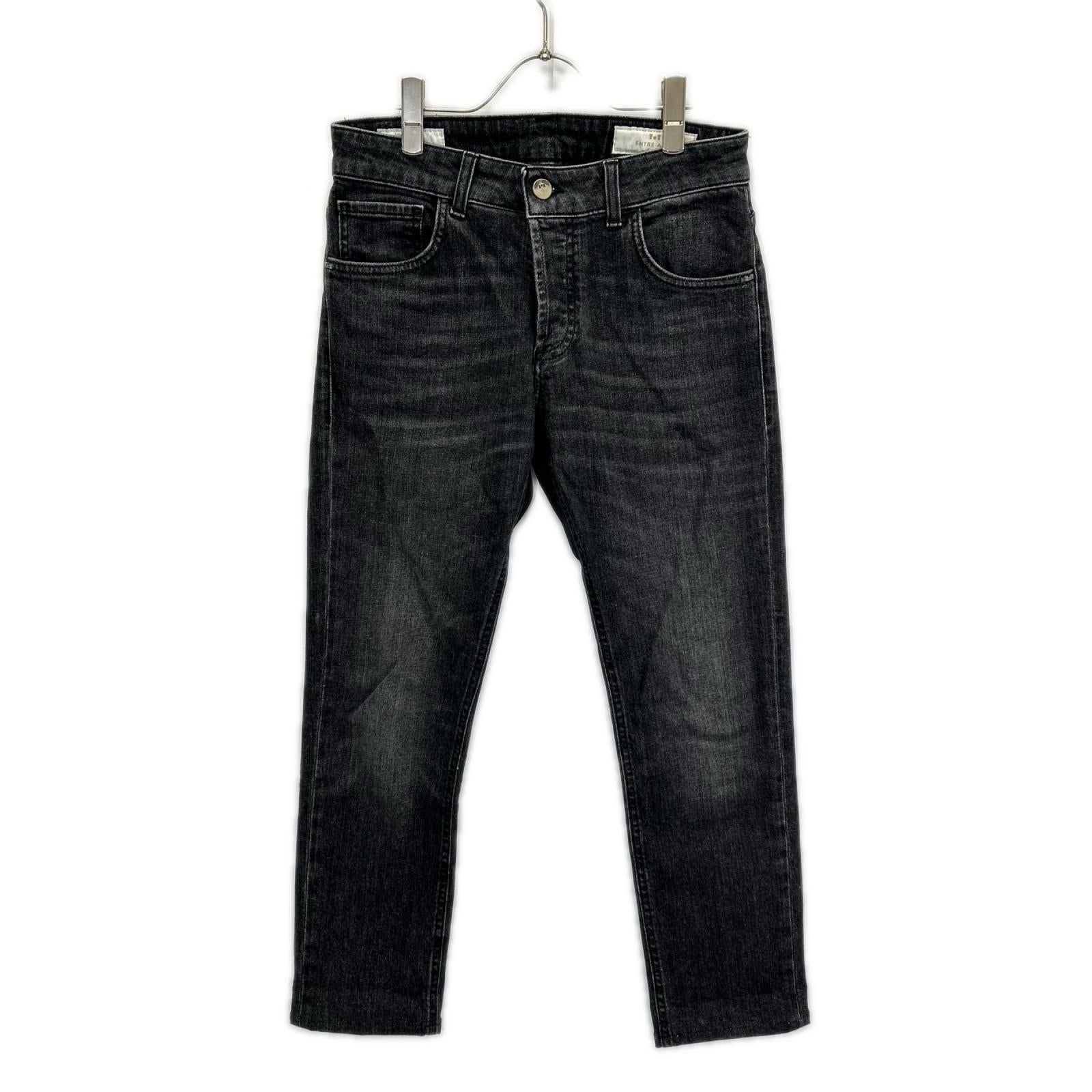 ENTRE AMIS アントレアミ グレー系 5 TK DENIM CORTO ボタンフライ デニムパンツ ボトムス