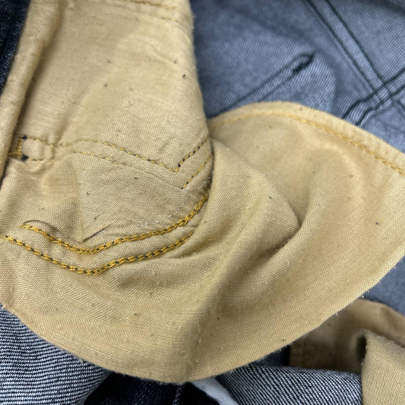 ENTRE AMIS アントレアミ グレー系 5 TK DENIM CORTO ボタンフライ デニムパンツ ボトムス