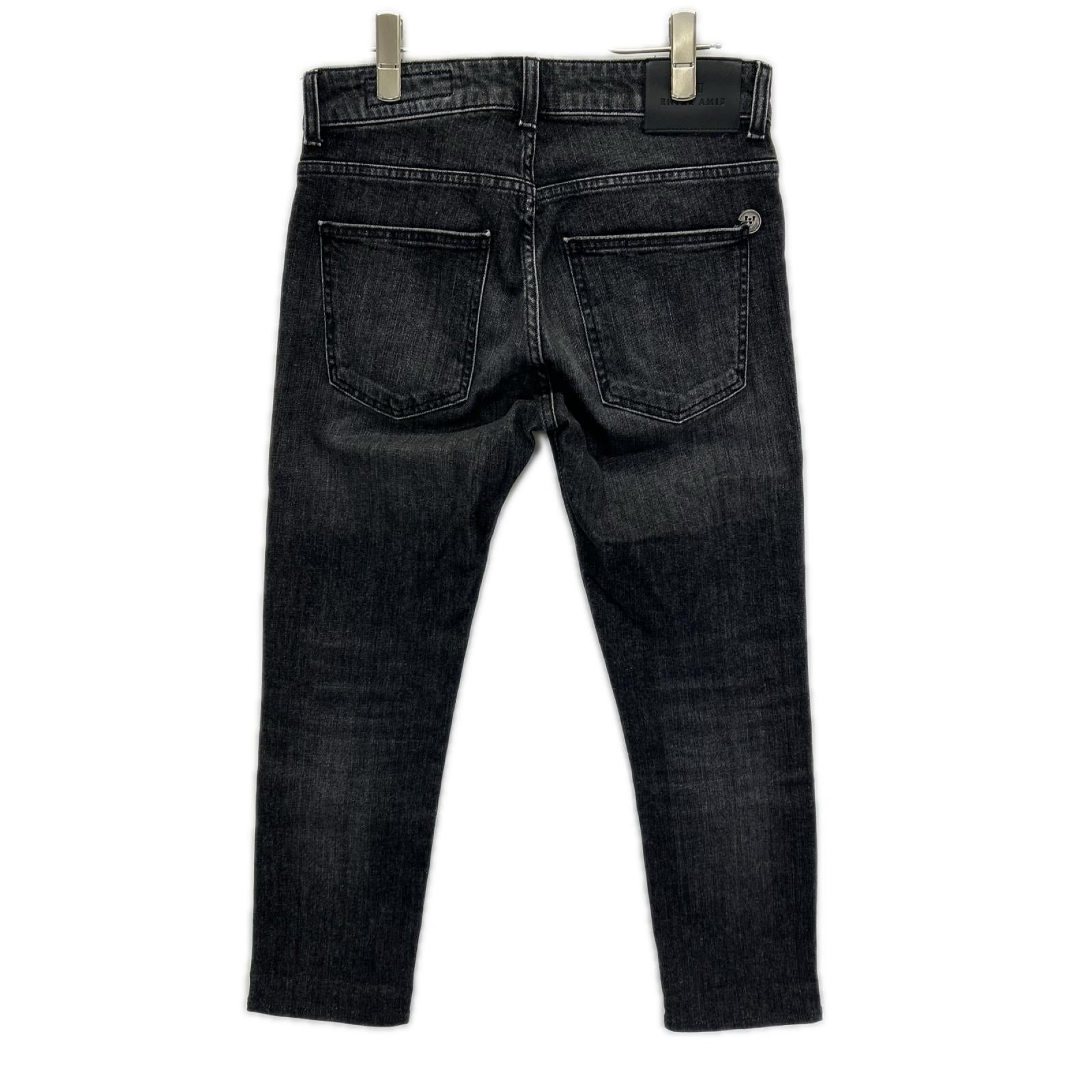 ENTRE AMIS アントレアミ グレー系 5 TK DENIM CORTO ボタンフライ デニムパンツ ボトムス