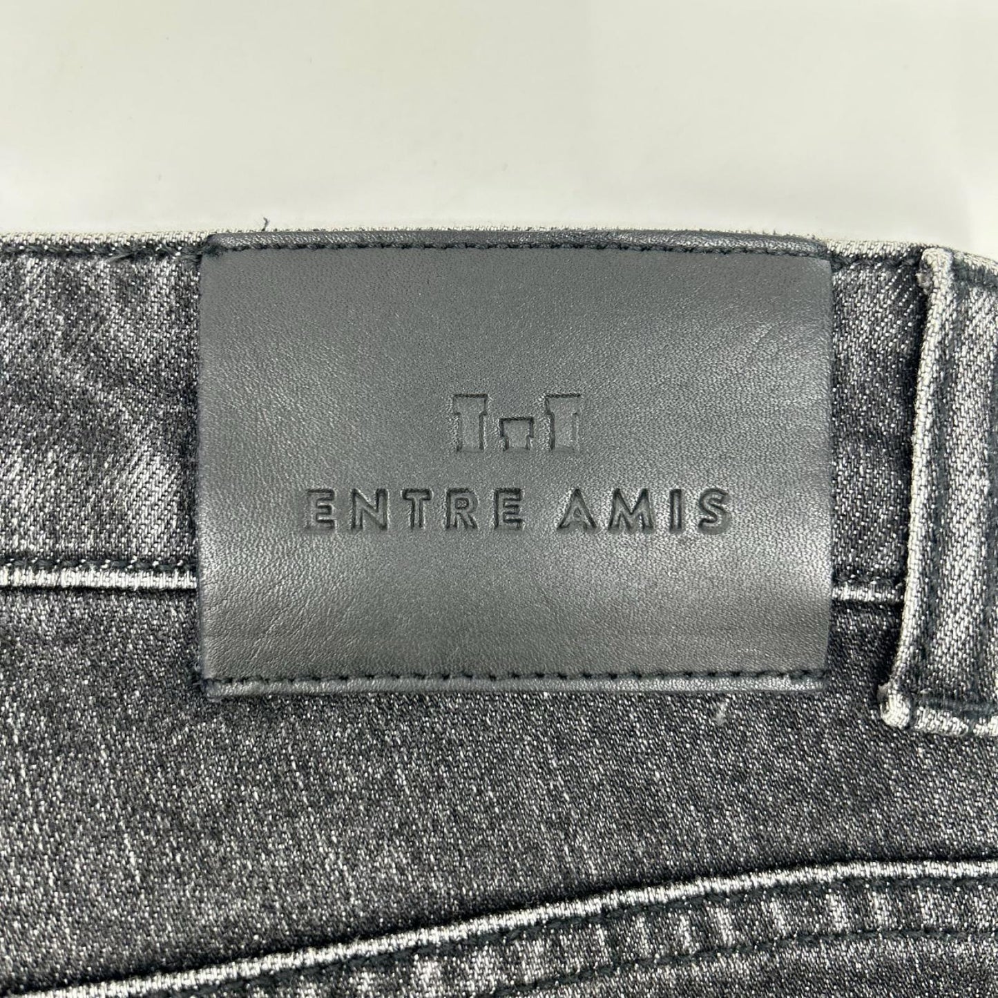 ENTRE AMIS アントレアミ グレー系 5 TK DENIM CORTO ボタンフライ デニムパンツ ボトムス