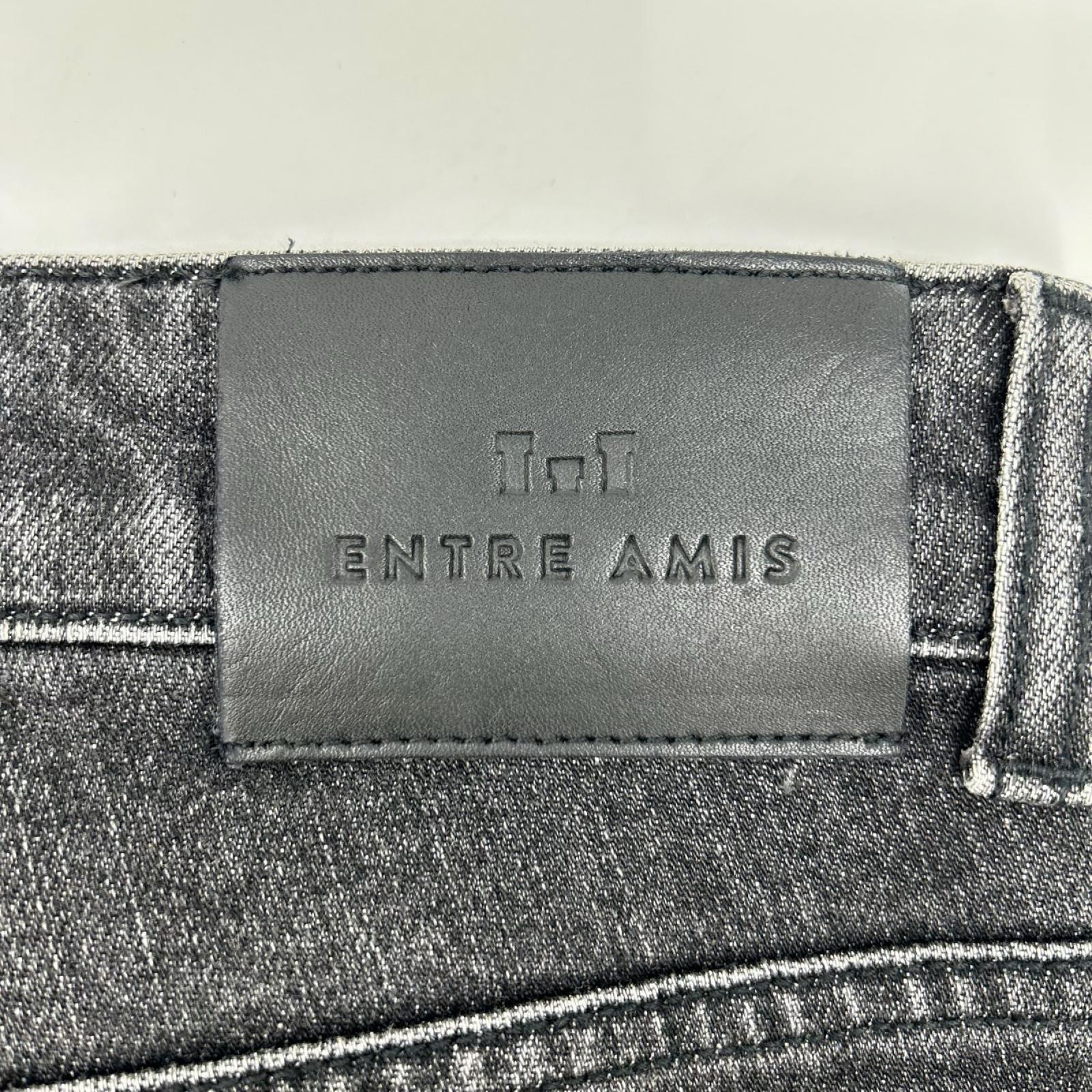ENTRE AMIS アントレアミ グレー系 5 TK DENIM CORTO ボタンフライ デニムパンツ ボトムス