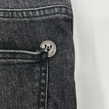 ENTRE AMIS アントレアミ グレー系 5 TK DENIM CORTO ボタンフライ デニムパンツ ボトムス
