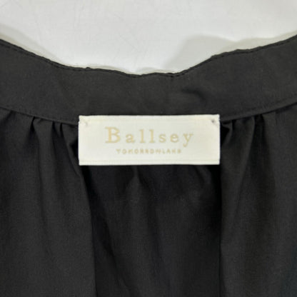 BALLSEY ボールジー 26年製 ブラック プロセスドコットン シャーリングブラウス トップス