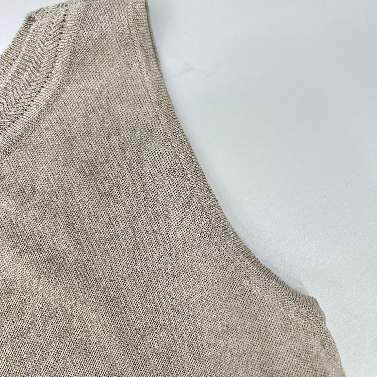FOXEY フォクシー 40995 クリーム SABALAN ノースリーブ ニットセーター トップス