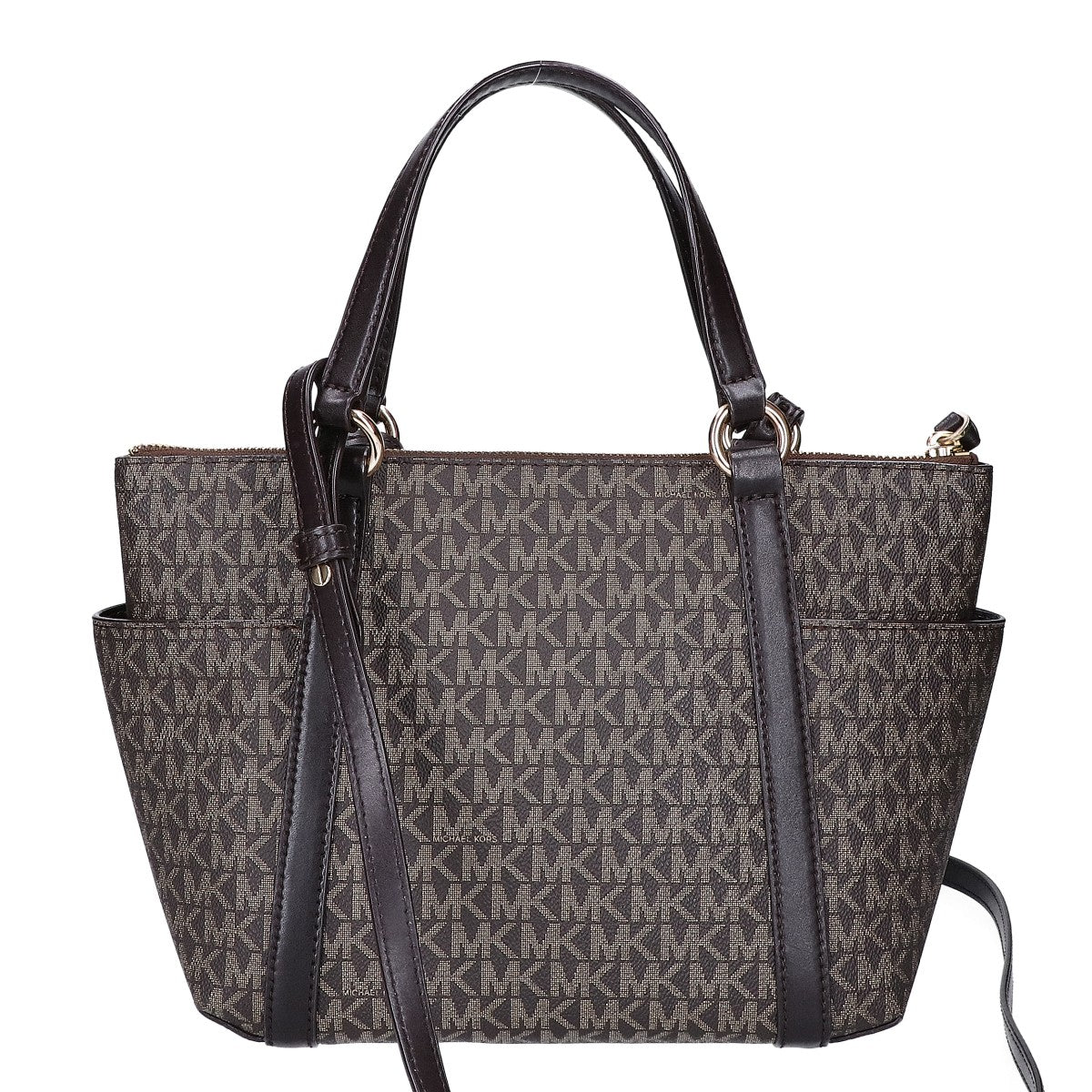 MICHAEL KORS マイケルコース 30HGUPT1V SULLIVAN サリバン シグネチャー スモール トップジップ タッセル トートバッグ