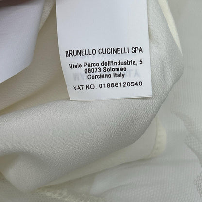 BRUNELLO CUCINELLI ブルネロクチネリ 16年製 ホワイト チュールドレストップ トップス