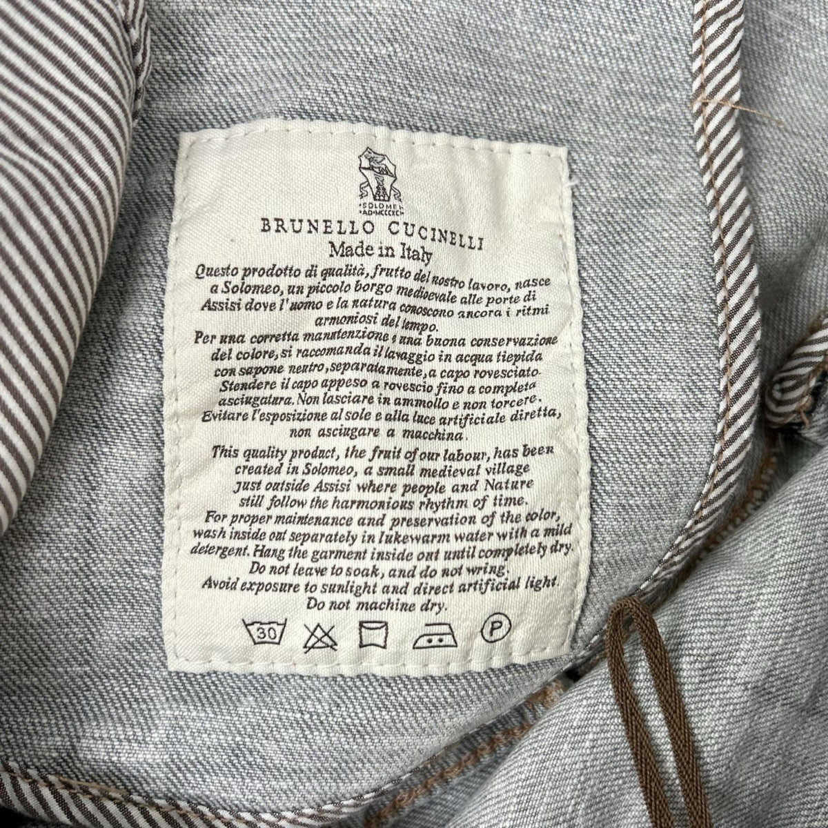 BRUNELLO CUCINELLI ブルネロクチネリ グレー系 デニム パンツ ボトムス
