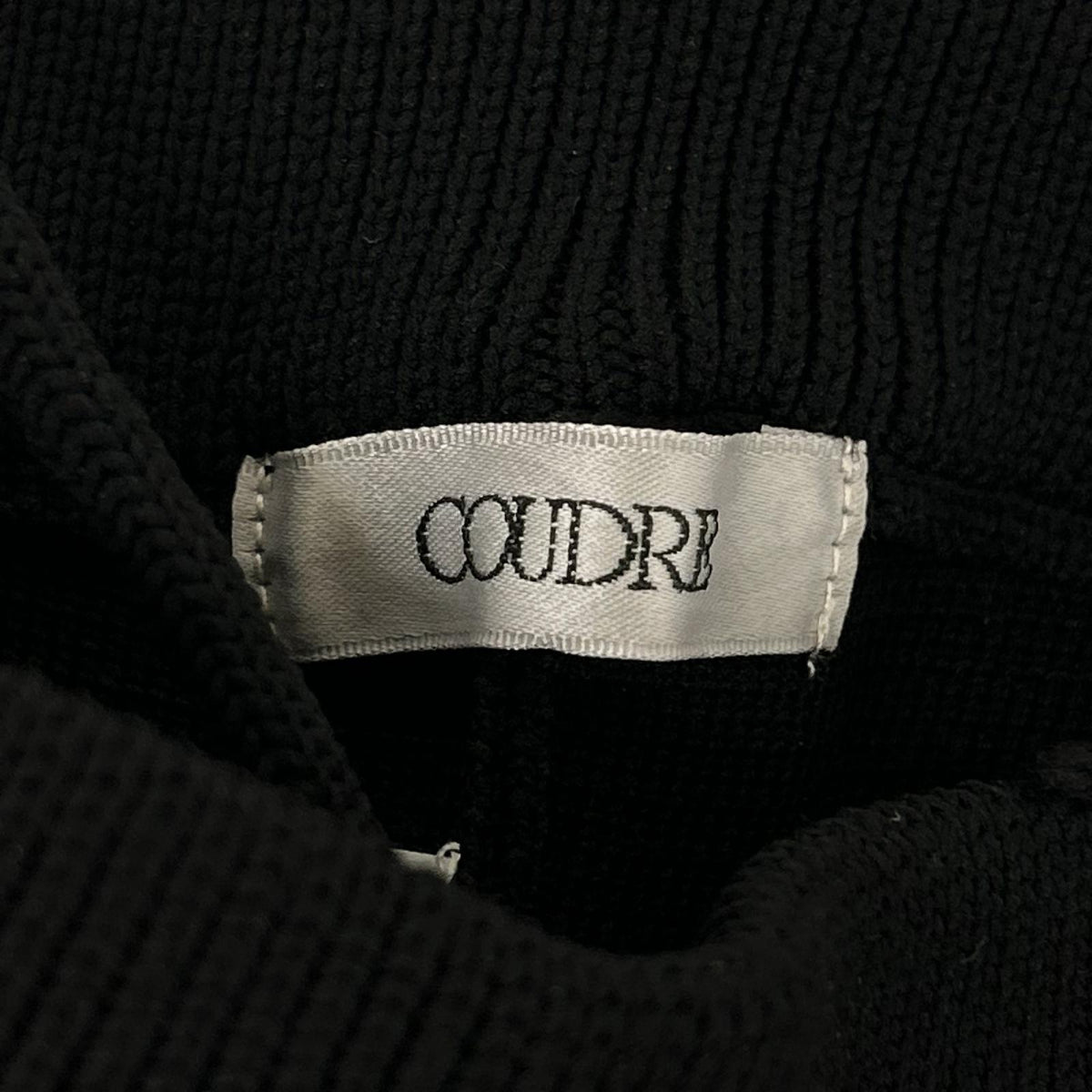 COUDRE クードル CD156 ブラック ニットパンツ ボトムス
