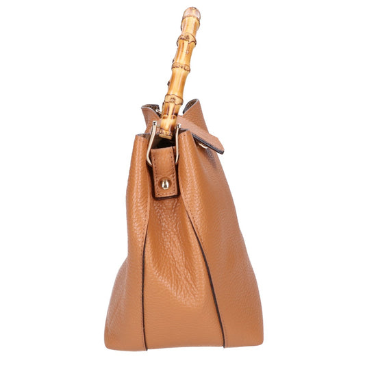 ANAYI アナイ 【美品】バンブーハンドル 2WAYショルダー ハンドバッグ