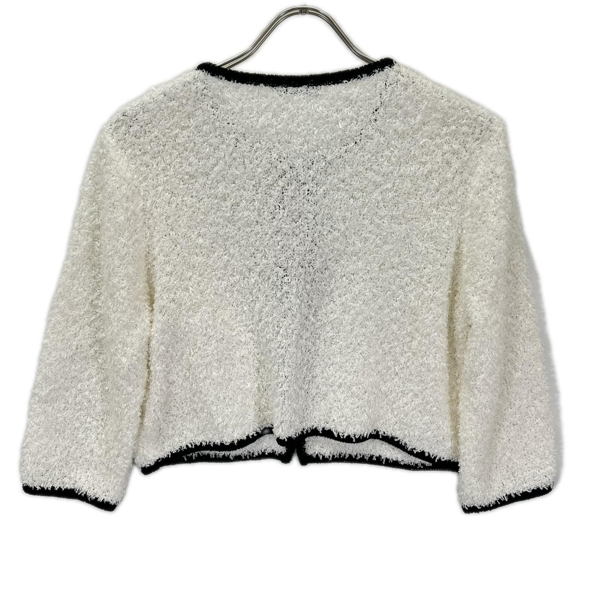 ANAYI アナイ 【美品】25SS GIMA フェザーバイカラーカーディガン トップス