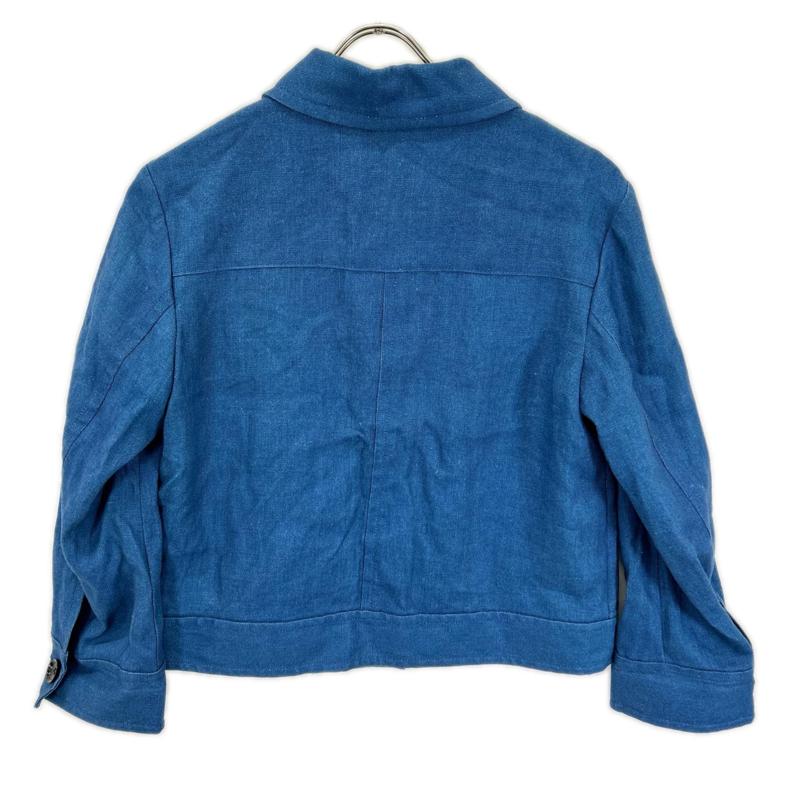 ANAYI アナイ 24SS ブルー デニム リネンジャケット ジャケット