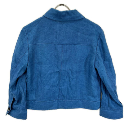 ANAYI アナイ 24SS ブルー デニム リネンジャケット ジャケット