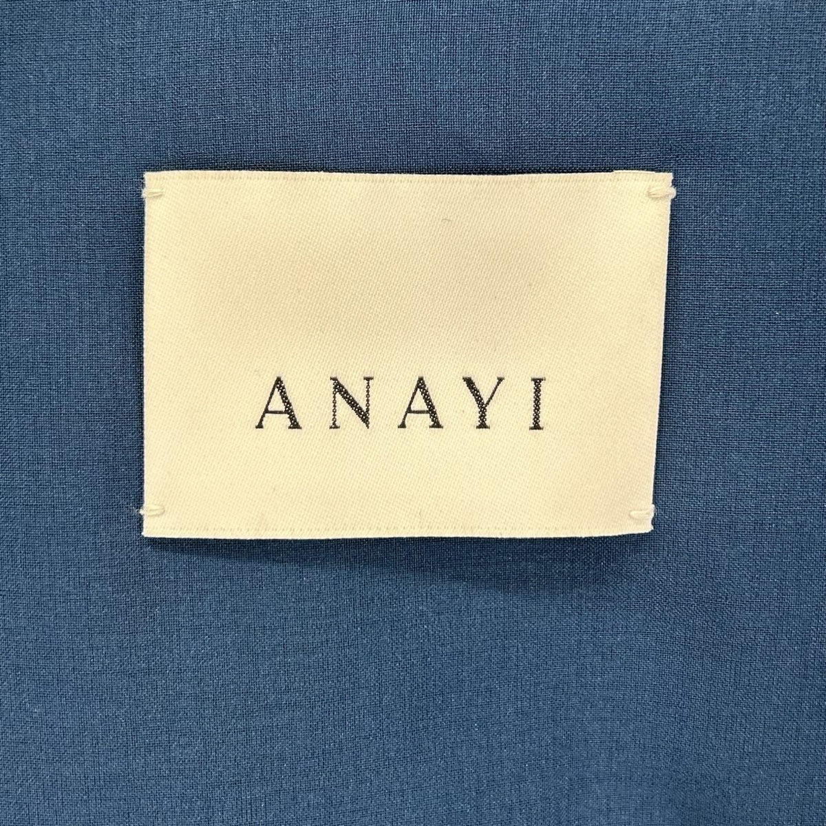 ANAYI アナイ 24SS ブルー デニム リネンジャケット ジャケット