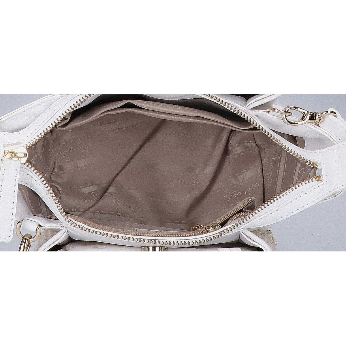 GINZA Kanematsu ギンザカネマツ レザーｘラフィア 2WAYショルダー ハンドバッグ