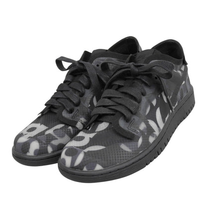 NIKE ナイキ 美品 DUNK LOW WMNS CDG MONOGRAM PRINT スニーカー シューズ レディース ブラック 25cm CZ2675-001 シューズ