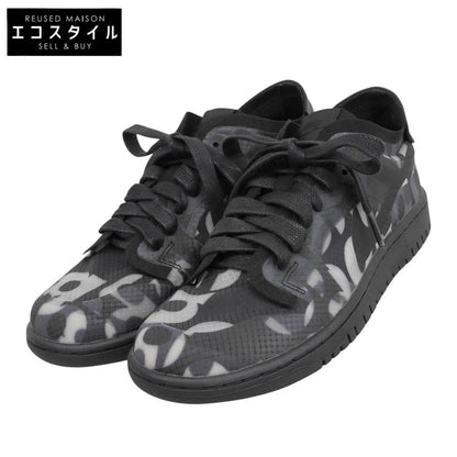 NIKE ナイキ 美品 DUNK LOW WMNS CDG MONOGRAM PRINT スニーカー シューズ レディース ブラック 25cm CZ2675-001 シューズ