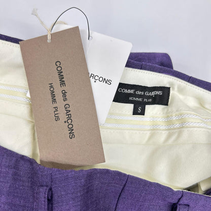COMMEdesGARCONS HOMME PLUS コムデギャルソンオムプリュス PZ-P004 パープル スリムスラックスパンツ ボトムス