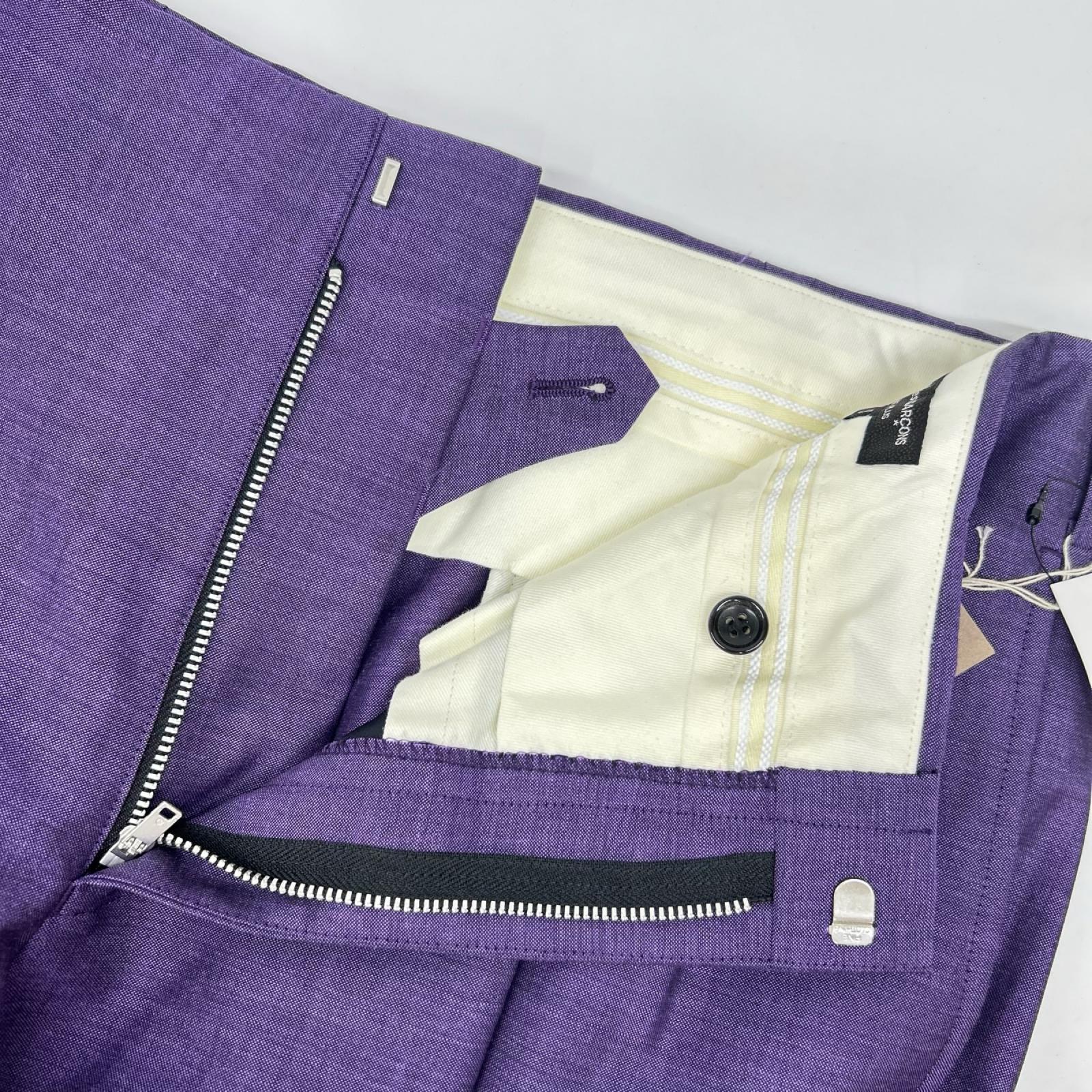 COMMEdesGARCONS HOMME PLUS コムデギャルソンオムプリュス PZ-P004 パープル スリムスラックスパンツ ボトムス