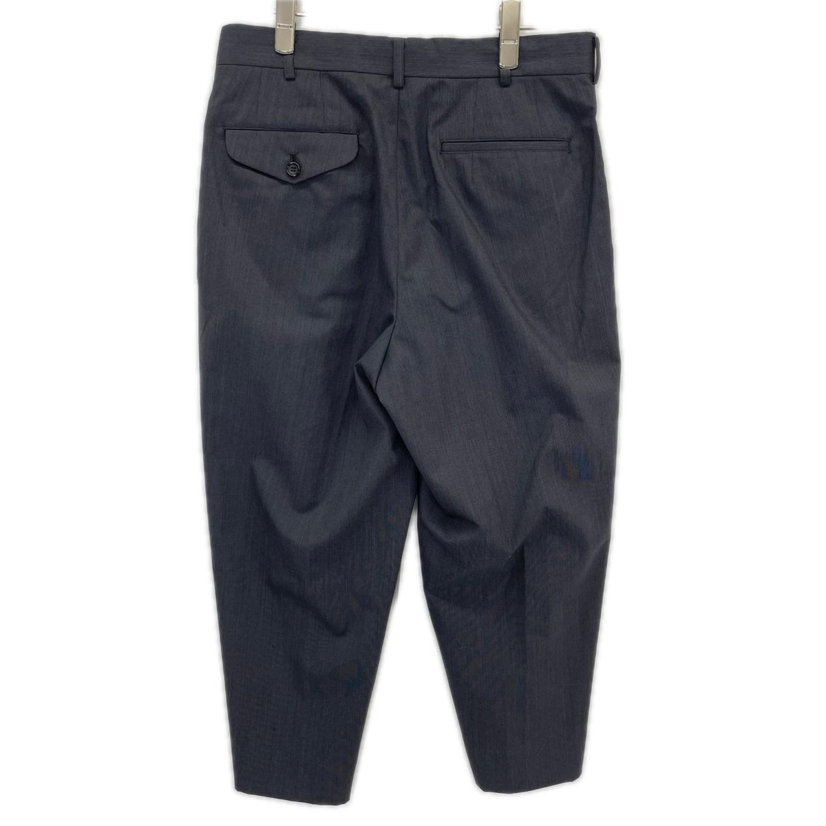 COMMEdesGARCONS HOMME DEUX コムデギャルソンオムドゥ 25SS DO-P031 グレー タックチェックスラックス ボトムス