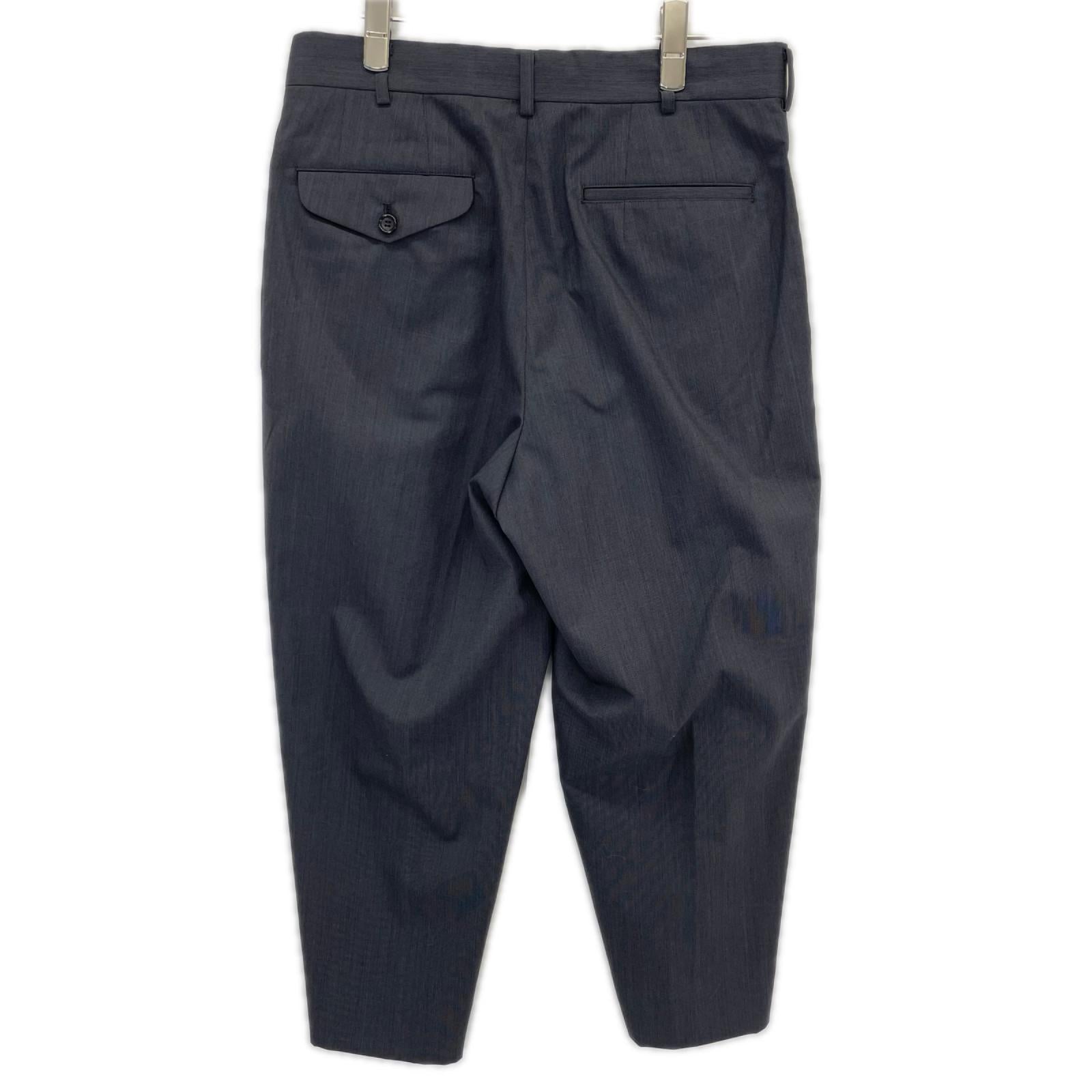 COMMEdesGARCONS HOMME DEUX コムデギャルソンオムドゥ 25SS DO-P031 グレー タックチェックスラックス ボトムス