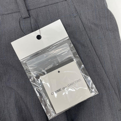 COMMEdesGARCONS HOMME DEUX コムデギャルソンオムドゥ 25SS DO-P031 グレー タックチェックスラックス ボトムス