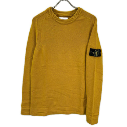 STONE ISLAND ストーンアイランド 6915540A3 イエロー ラムウール クルーネックニット トップス