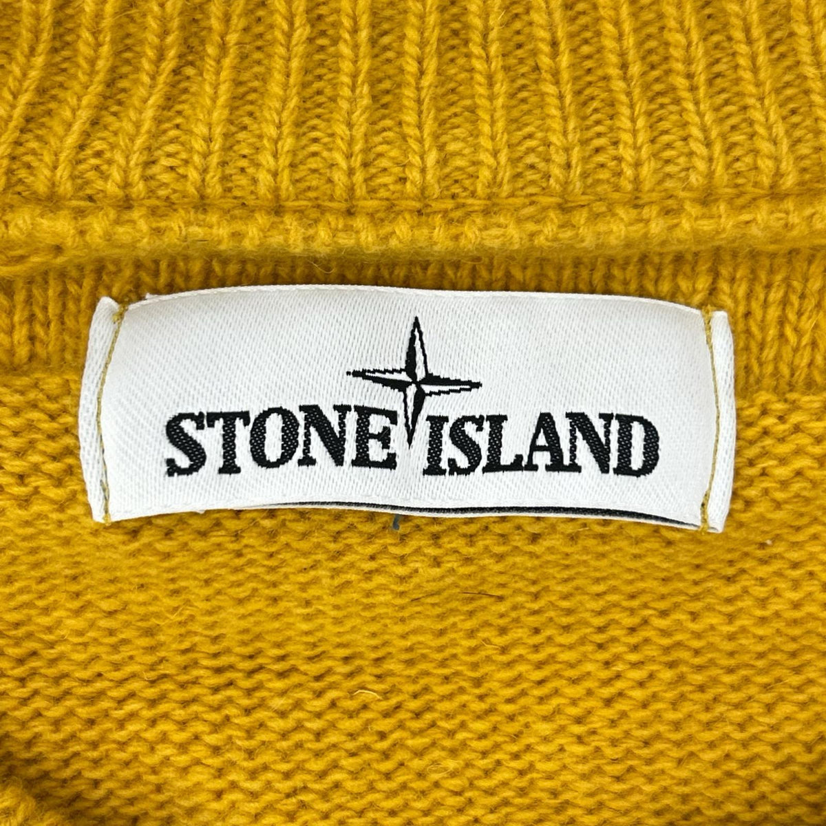STONE ISLAND ストーンアイランド 6915540A3 イエロー ラムウール クルーネックニット トップス
