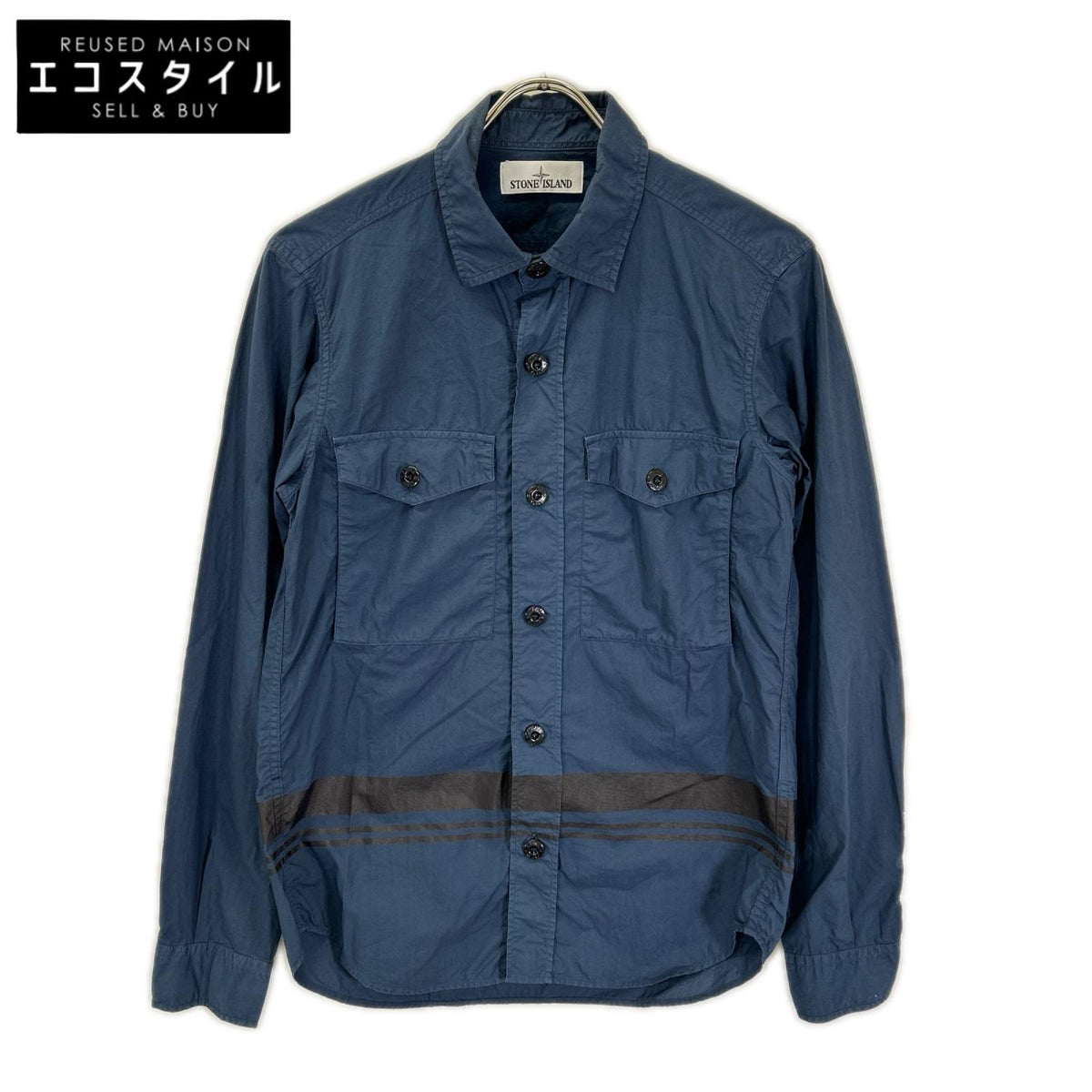 STONE ISLAND ストーンアイランド 66151F3X8 ネイビー 長袖シャツ トップス