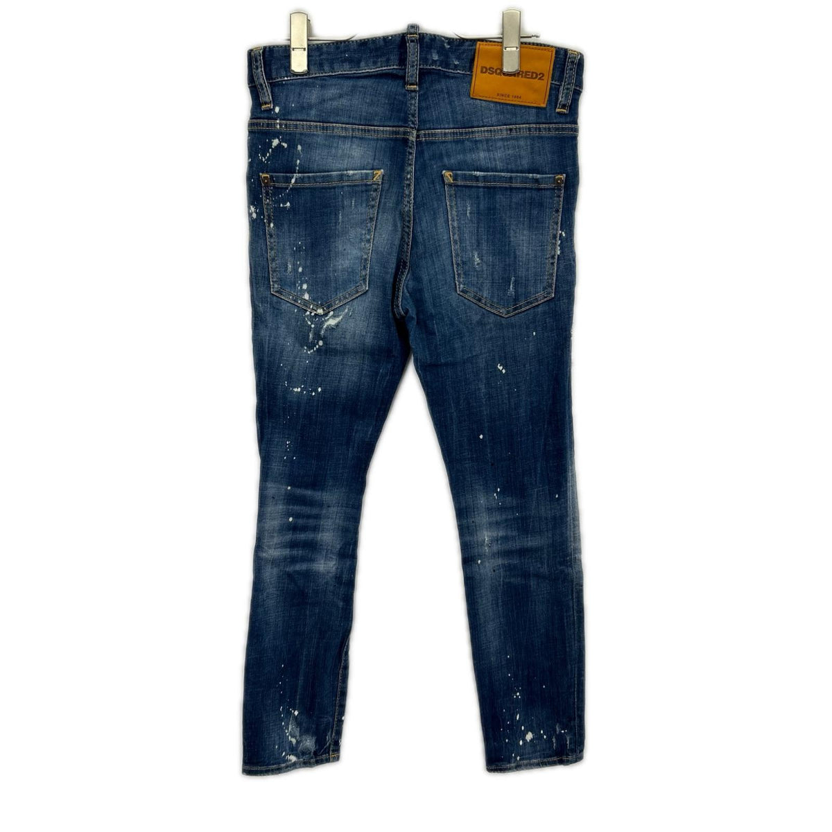 DSQUARED2 ディースクエアード S74LB0446 インディゴ ボタンフライ デニムパンツ ボトムス