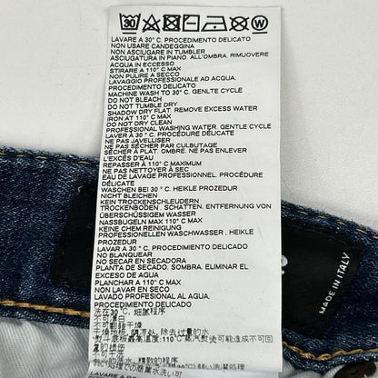 DSQUARED2 ディースクエアード S74LB0446 インディゴ ボタンフライ デニムパンツ ボトムス