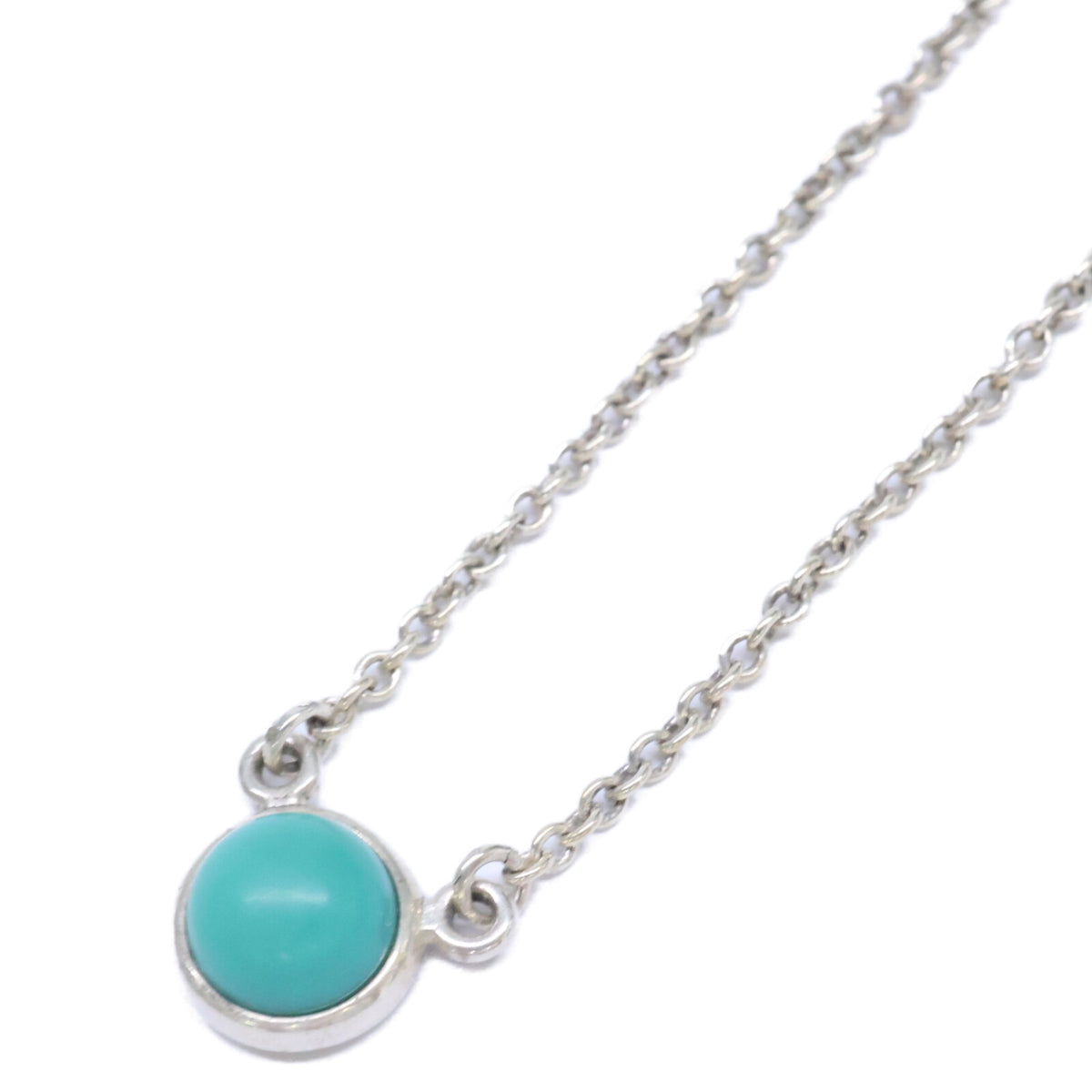 TIFFANY&Co. ティファニー AG925 エルサ・ペレッティ カラー バイ ザ ヤード ターコイズ ペンダント ネックレス