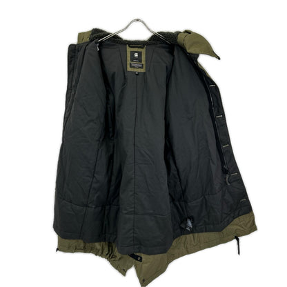 G-STAR RAW ジースターロゥ カーキ ミリタリーディテールパーカーロングコート コート