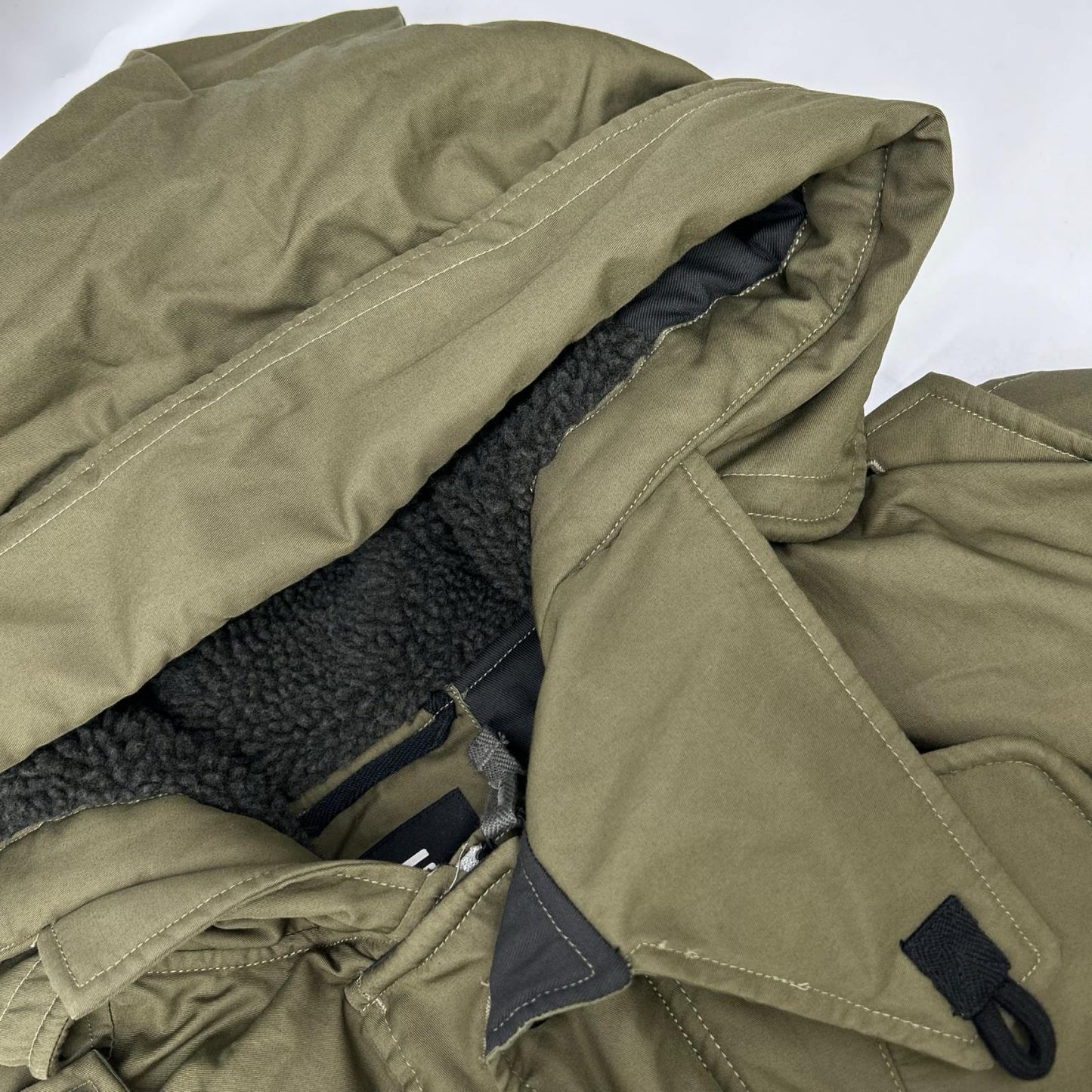 G-STAR RAW ジースターロゥ カーキ ミリタリーディテールパーカーロングコート コート