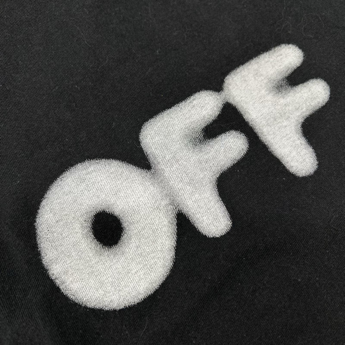 OFF-WHITE オフホワイト 18AW ブラック バックプリント クルーネックTシャツ トップス