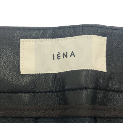 IENA イエナ ブラック フェイクレザー スキニーパンツ ボトムス