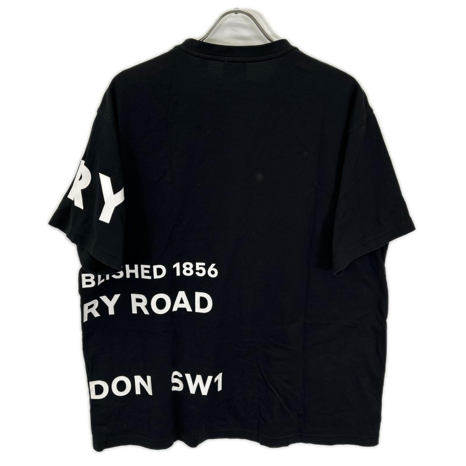 BURBERRY バーバリー ブラック HORSEFERRY プリント Tシャツ トップス