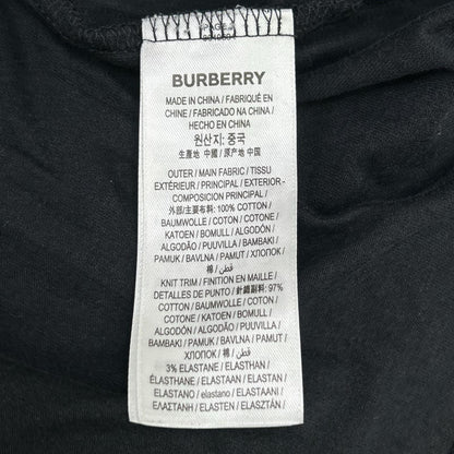BURBERRY バーバリー ブラック HORSEFERRY プリント Tシャツ トップス