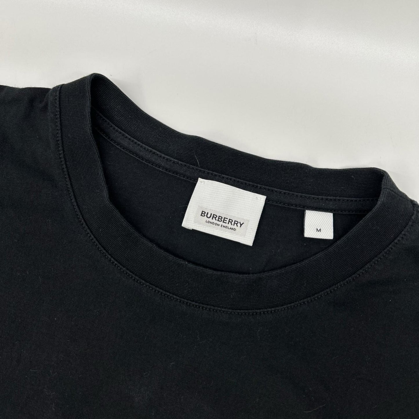 BURBERRY バーバリー ブラック HORSEFERRY プリント Tシャツ トップス