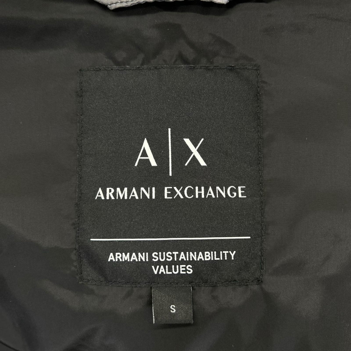 ARMANI EXCHANGE アルマーニエクスチェンジ ブラック 総柄 マルチWAY ダウンジャケット ジャケット