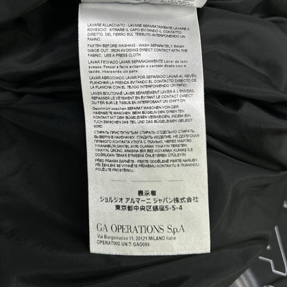 ARMANI EXCHANGE アルマーニエクスチェンジ ブラック 総柄 マルチWAY ダウンジャケット ジャケット