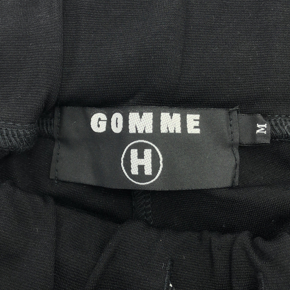 gomme ゴム ブラック サルエルパンツ ボトムス