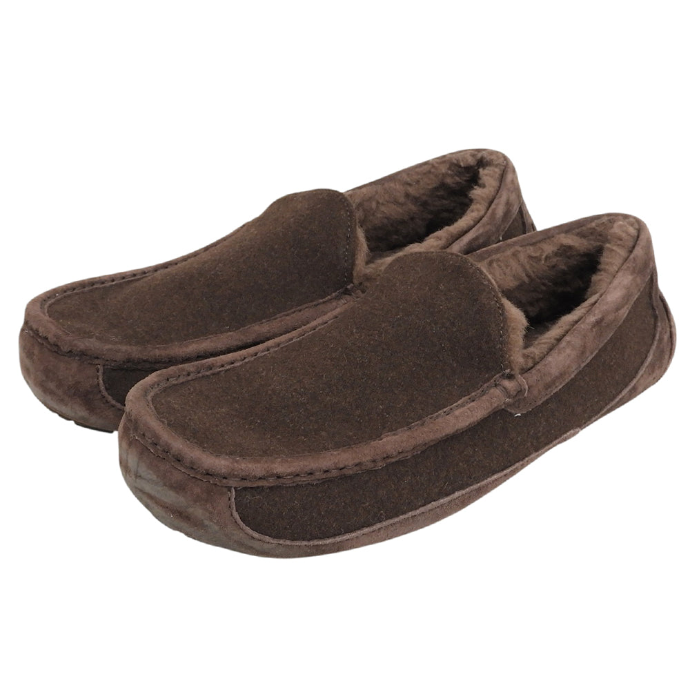 UGG アグ スエード モカシン シューズ メンズ ブラウン 29cm 3233 シューズ
